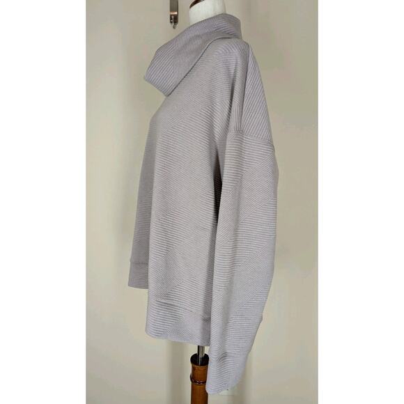 Balance Collection Women's Marci Pullover Sweatshirt Quilted Sz XL Purple Dove - Picture 2 of 11